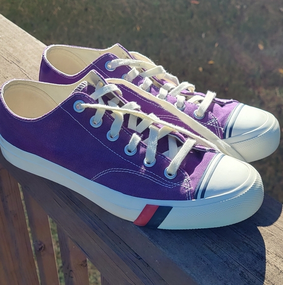 Pro Keds Royal Lo Classic Canvas Shoes Purple - Men’s Size 9 Women Size 11 - Picture 1 of 16